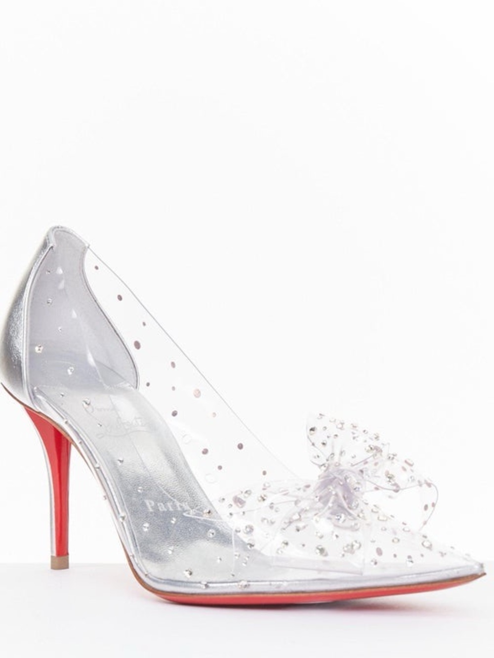 Cristian Louboutin PVC bow heels - Picture 10 of 10